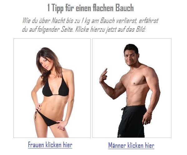 Flacher Bauch Tipp