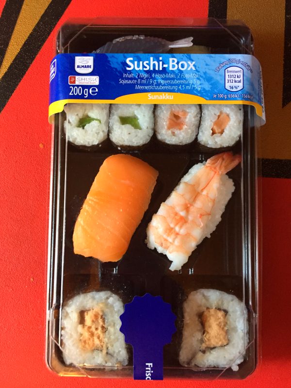 Aldi Sushi Sunnaku Box